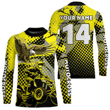 Load image into Gallery viewer, Eagle ATV Racing Jersey Yellow ATV Riding Shirt for Kid Adult Youth Quad ATV Jersey MX118