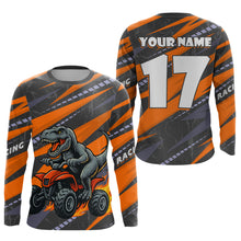 Load image into Gallery viewer, Dinosaur ATV Racing Jersey Custom ATV Riding Shirt Quad Bike ATV Jersey for Kid Adult MX121