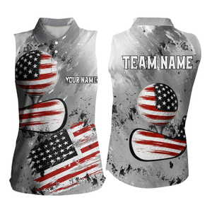 Patriotic Golf Polo Shirt Custom Grey Golf Shirts for Men Women Team MMG59