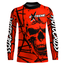 Load image into Gallery viewer, Motocross Racing Jersey Red Upf30+ Dirt Bike Shirt MX Off-Road Motorcycle Shirt XM291