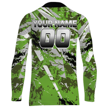 Load image into Gallery viewer, ATV Motocross Racing Jersey Green Upf30+ ATV Quad Bike Jersey Off-road Men Kid Women MX06