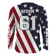 Load image into Gallery viewer, ATV Motocross Jersey American Flag Upf30+ Quad Bike Racing Jersey Men Women Kid MX41