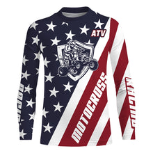 Load image into Gallery viewer, ATV Motocross Jersey American Flag Upf30+ Quad Bike Racing Jersey Men Women Kid MX41