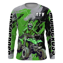 Load image into Gallery viewer, ATV Motocross Racing Jersey Green UPF30+ ATV Quad Bike Jersey Youth Men Women Kid MX43