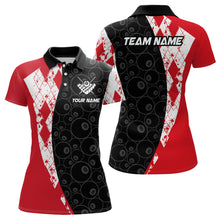 Load image into Gallery viewer, Red 8 Ball Billiard Shirts for Women Billiard Team Shirts Billiard League for Polo &amp; 1/4 Zipper NNT84