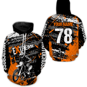 Custom Motocross Hoodie Jersey Youth Dirt Bike Motorcycle Hoodie Shirt for Men Women Kid HOT01