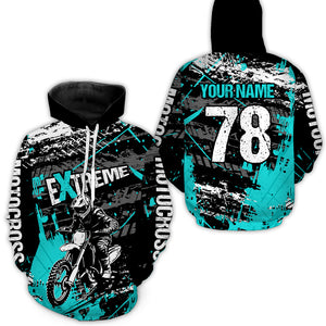 Custom Motocross Hoodie Jersey Youth Dirt Bike Motorcycle Hoodie Shirt for Men Women Kid HOT01