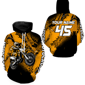 Personalized Motocross Hoodie Jersey Youth Dirt Bike Off Road Hoodie Shirt for Men Women Kid HOT02