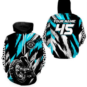 Custom Youth Dirt Bike Motocross Hoodie Shirt for Men Women Kid Motocross Hoodie Jersey HOT03