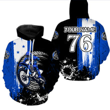 Load image into Gallery viewer, Custom Dirt Bike Jersey Patriotic Motocross Jersey Upf30+ Mens Women Motocross Shirt| CTP17