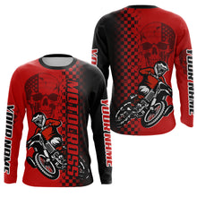 Load image into Gallery viewer, Adult&amp;Kid Custom Motocross Jersey Skull UPF30+ MX Racing Biker Off-road Dirt Bike Racewear| CTP63