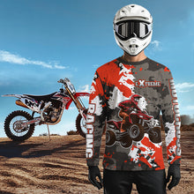 Load image into Gallery viewer, Camo ATV Racing Jersey Custom ATV Riding Shirt Quad Bike ATV Jersey for Kid Adult MX115