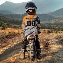Load image into Gallery viewer, Custom ATV Riding Jersey Orange Quad Jersey Kid Adult ATV Racing Off-Road Shirts MX112