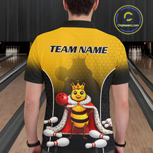 Load image into Gallery viewer, Custom King Bee Bowling Jersey for Men Bowling Team Shirts Bowling Polo &amp; 1/4 Zip HNT266