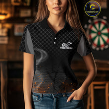 Load image into Gallery viewer, Women's Custom Darts Jersey With Thunder Wolfs &amp; Dark Geometric Pattern NYN0283