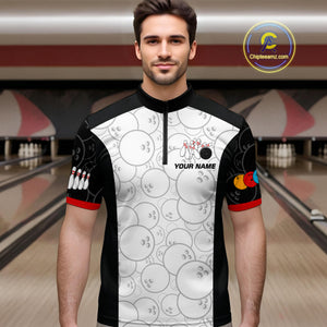 Custom Red Dragon Bowling Shirts for Men Women Team Bowling Polo & Quarter Zip MBL86