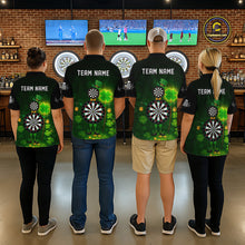 Load image into Gallery viewer, Personalized Funny Dartboard Patrick Day Women Darts Quarter-Zip Shirts Shamrock Dart Team Gifts NYN2185