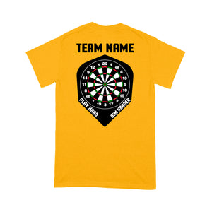Play Hard Aim Harder Custom Dart Team Shirts For Men And Women, Darts Gift NYN0170