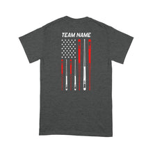 Load image into Gallery viewer, Patriotic American Flag Billiard T-Shirts Custom 8 Ball Pool Team Shirts For Players TDM3917