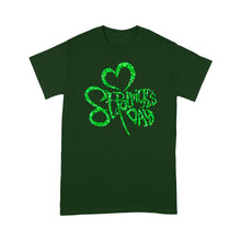 Load image into Gallery viewer, Men Women's St. Patrick's Day Shamrock T-Shirt - FSD1399D07