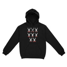 Load image into Gallery viewer, Funny Christmas Reindeer Hunter Shirt, Deer Hunter Gift D02 NQS2460 Standard Hoodie