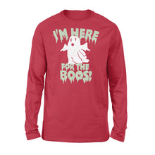 Load image into Gallery viewer, I'm here for the boos - Standard Long Sleeve