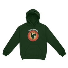Load image into Gallery viewer, Goose Retro Vintage Sunset Custom Name Shirt, Goose Hunting Shirt, Personalized Gift for Goose Bird Lover Standard Hoodie FSD2347D08