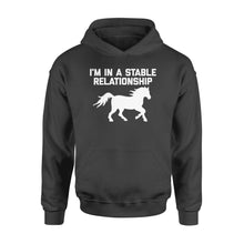 Load image into Gallery viewer, Funny "I'm In A Stable Relationship" Hoodie for Women - FSD1112