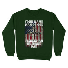 Load image into Gallery viewer, Fisherman - Man of God personalized gift Standard Crew Neck Sweatshirt