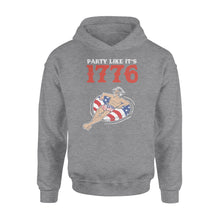 Load image into Gallery viewer, Women's USA Patriotic party like it's 1776 - Standard Hoodie