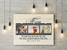 Load image into Gallery viewer, Personalized Mom Canvas- Best Mom Ever Mother's Day Custom Photo Collage, I Love You Mom Christmas Gift| N2463