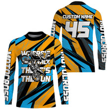 Load image into Gallery viewer, Where's The Track There's The Fun Personalized Motocross Jersey UPF30+ Dirt Bike MX Racing NMS1163