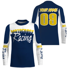 Load image into Gallery viewer, Motocross racing custom jersey UPF30+ men women kids dirt bike offroading motorcycle rider outfits NMS1009