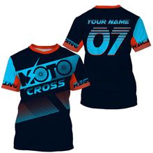 Load image into Gallery viewer, Moto Cross custom jersey UPF30+ men women kids dirt bike racing off-road motorcycle riders outfits NMS1008