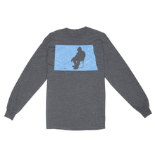 Load image into Gallery viewer, North Dakota Ice Fishing Shirts, Winter Fishing North Dakota State Love Fishing Long Sleeve - FSD2926 D06