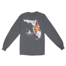 Load image into Gallery viewer, Long Sleeve - Florida fishing shirt gift for Florida fisherman