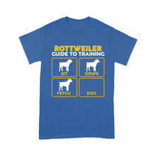 Load image into Gallery viewer, Rottweiler Standard T-shirt | Funny Guide to Training dog - FSD2405D08
