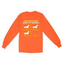 Load image into Gallery viewer, Dachshund Standard Long Sleeve | Funny Guide to Training dog - FSD2407D08