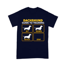 Load image into Gallery viewer, Dachshund Standard T-shirt | Funny Guide to Training dog - FSD2407D08