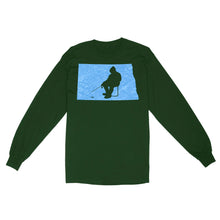 Load image into Gallery viewer, North Dakota Ice Fishing Shirts, Winter Fishing North Dakota State Love Fishing Long Sleeve - FSD2926 D06