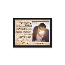 Load image into Gallery viewer, Personalized Custom Photo Canvas, I love you Forever &amp; Always , Anniversary Gifts D05 NQS1257