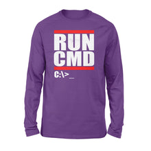 Load image into Gallery viewer, Run CMD  Computer Nerd - Standard Long Sleeve