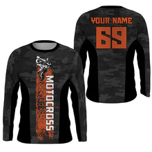 Load image into Gallery viewer, Camouflage Motocross Jersey Personalized Dirt Bike UPF30+ MX Racing Shirt Off-Road Motorcycle NMS1245