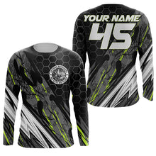 Load image into Gallery viewer, Extreme Motocross Jersey Personalized UPF30+ No Guts No Glory Green Dirt Bike MX Racing Off-road NMS1175