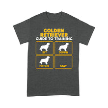 Load image into Gallery viewer, Golden Retriever Standard T-shirt | Funny Guide to Training dog - FSD2402D08