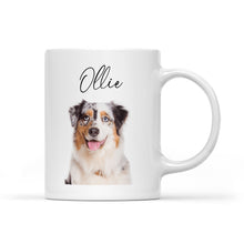 Load image into Gallery viewer, Personalized dog mug Custom dog's Name and photo Gifts for dog lovers dog mom gifts - FSD1316D08