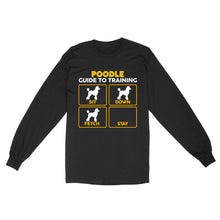 Load image into Gallery viewer, Poodle Standard Long Sleeve | Funny Guide to Training dog - FSD2403D08
