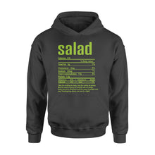 Load image into Gallery viewer, Salad nutritional facts happy thanksgiving funny shirts - Standard Hoodie