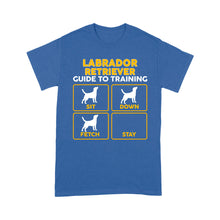 Load image into Gallery viewer, Labrador Retriever Standard T-Shirt | Funny Guide to Training dog - FSD2399D08