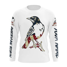 Load image into Gallery viewer, American Robin bird with flag shirt personalized gift for birdwatcher A9